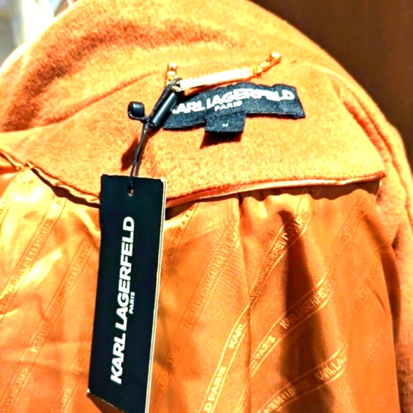 Women's Karl Lagerfeld wool blend coat - Picture 12 of 12